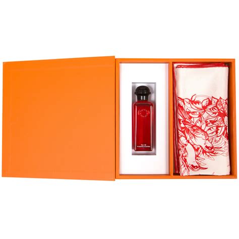 hermès gift set for him|hermès rhubarb gift set.